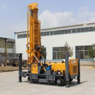 500m Water Well Drilling Rig/water and air Crawler Borehole Drilling Machine